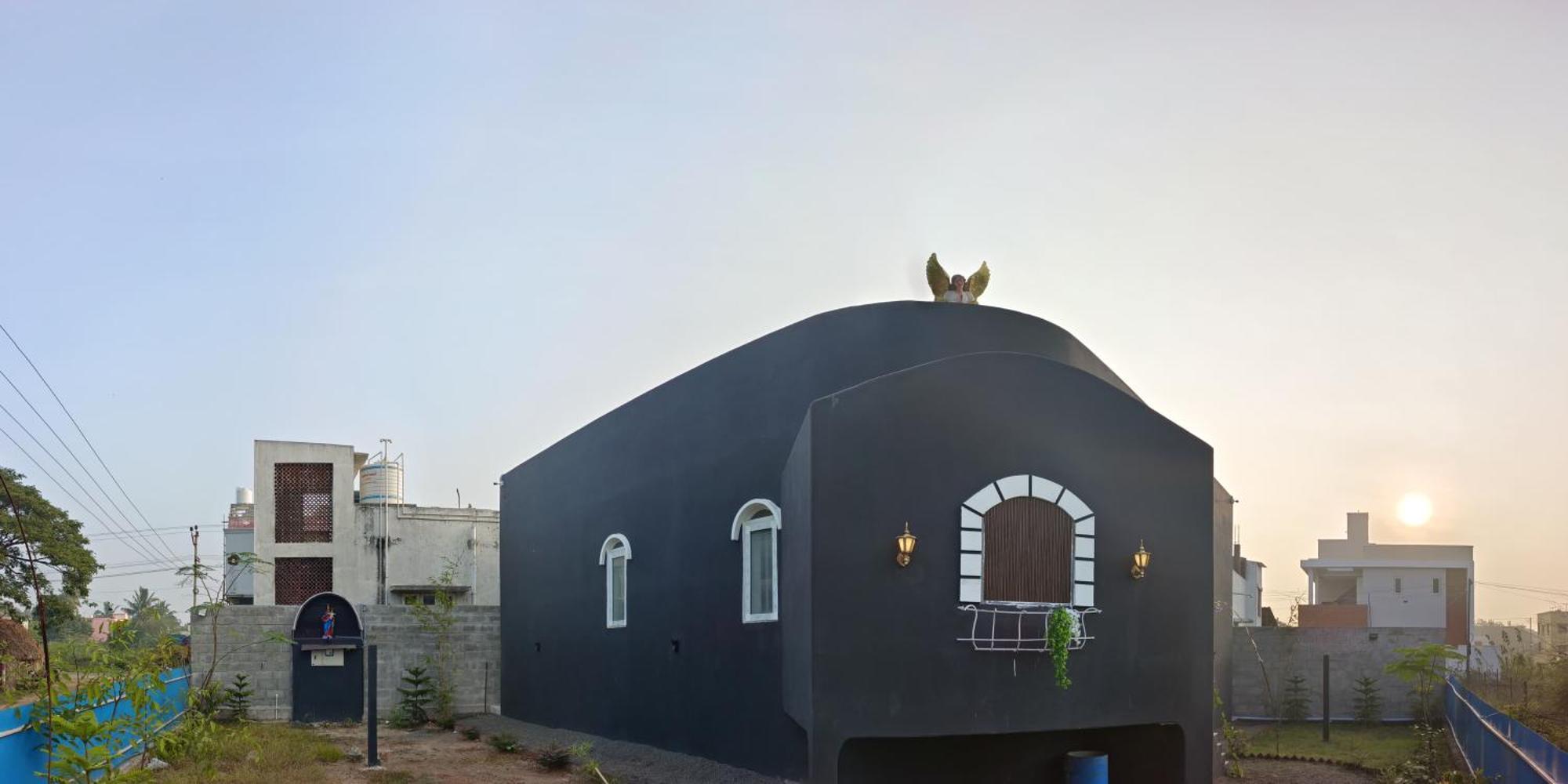 Caveman Guest House 蓬蒂切里 外观 照片